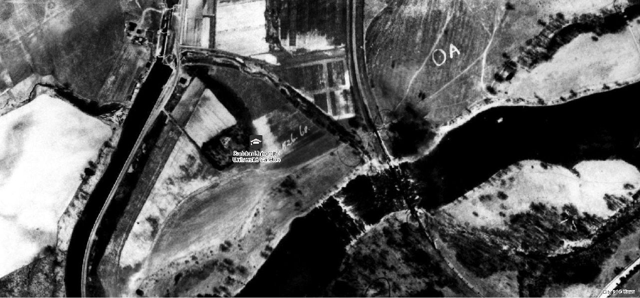 1928 Aerial Photograph Carleton University Campus Location