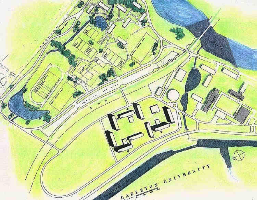 Architectural Associates Plan (1958-59): Composite Site Plan Of Two Precincts (Includes 2- & 4-storey Residences)