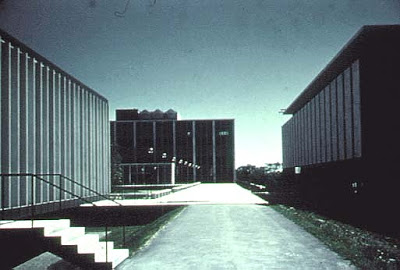 Exterior View of Three Original Buildings