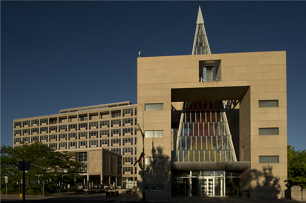 Diefenbaker Building 11 - exterior in front of 1992 Pavilion