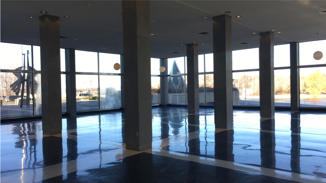 Diefenbaker Building 24 - interior view of first floor of 1958 building