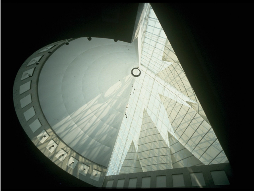 Diefenbaker Building 30 - interior of Council Chamber and sails