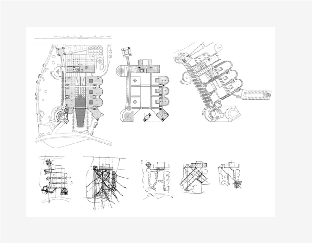 Diefenbaker Building - Safdie plans and sketches