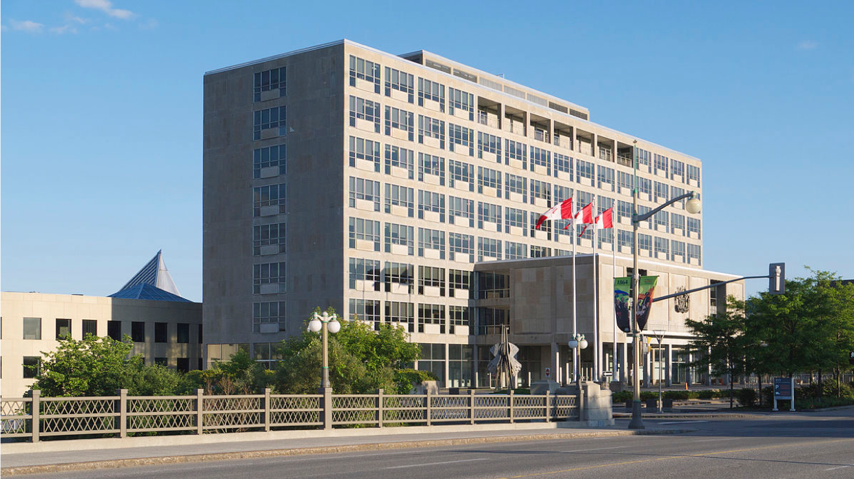 Diefenbaker Building 9 - exterior from north