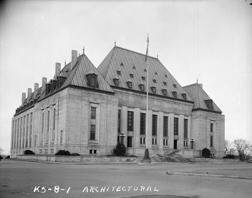 Perspective view of the supreme court building