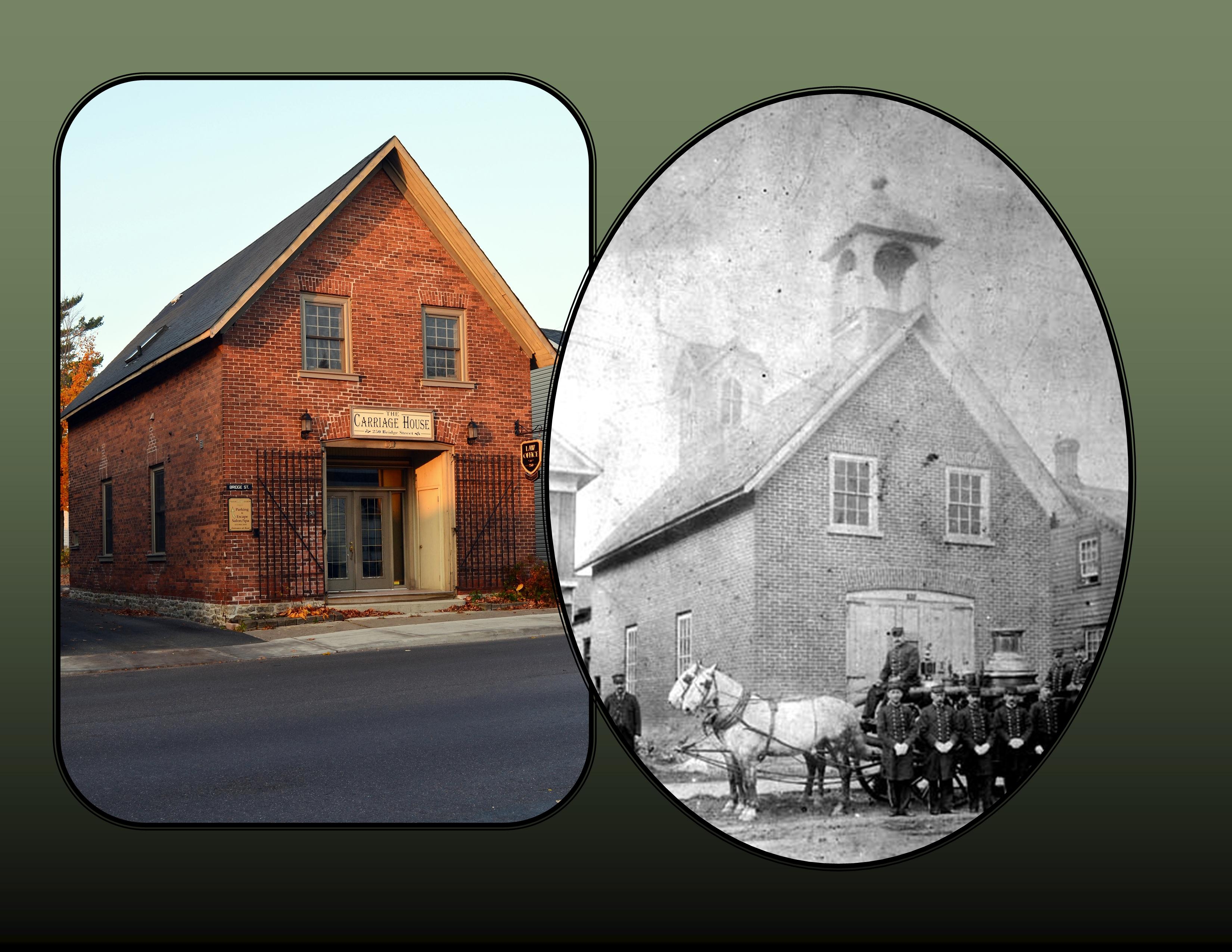 Original fire station and current 